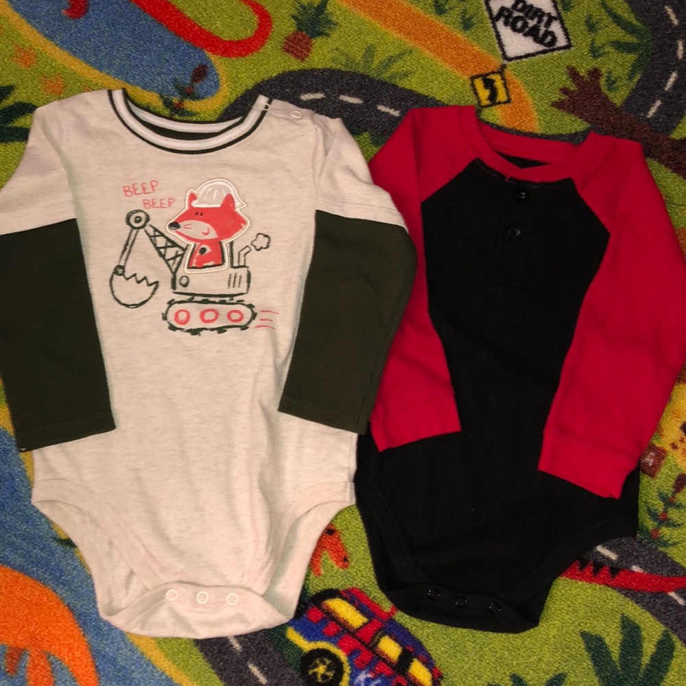2 Garanimals onesies 24mo